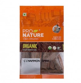 Pro Nature Organic Cinnamon Bark   Pack  50 grams